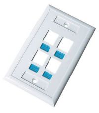 Keystone wall plate with icons