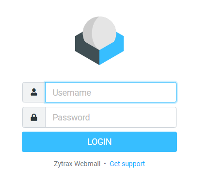 login screen